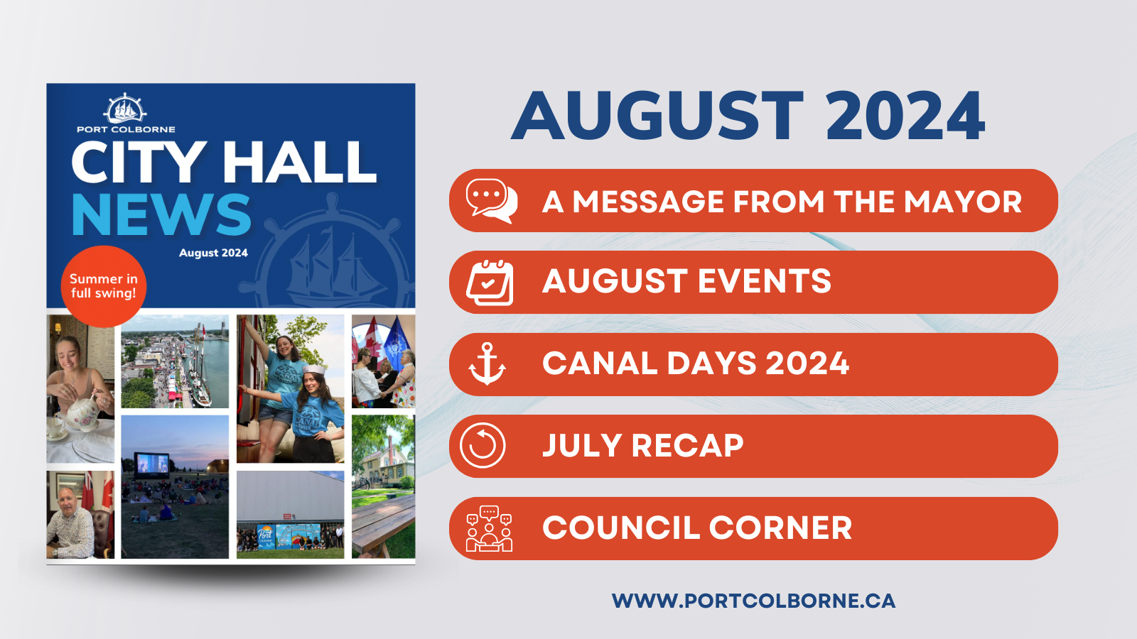 august 2024 city hall news